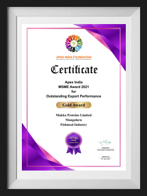 Apex India MSME - Gold Award  2021