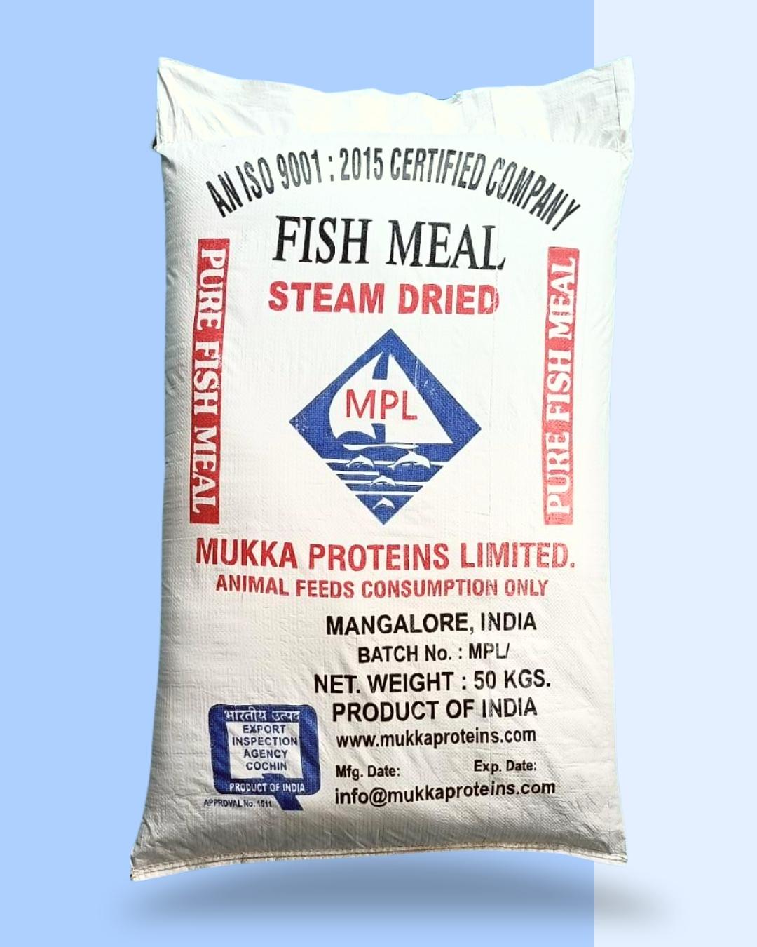 mukka proteins fish meal packaging, mukka proteins fish meal package, fish meal export, fish meal pack